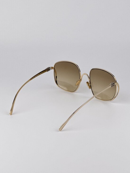 Miu Miu Women’s Sunglasses – Gold Yellow Gradient Square (MUA57S 5AK20S) main image 6